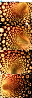 金色3D空间时光隧道金色粒子视频素... 金色3D空间时光隧道金色粒子视频素...
