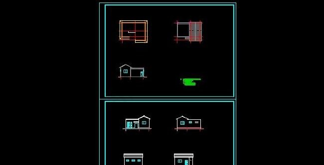 简易新农村配套公共厕所施工图