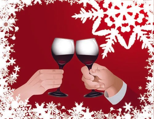 香槟杯矢量素材