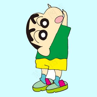 印花矢量图 可爱卡通 卡通形象 蜡...