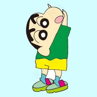 印花矢量图 可爱卡通 卡通形象 蜡...