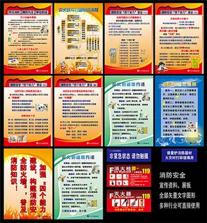消防安全宣传展板