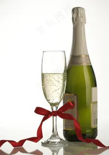 丝带酒杯图片 丝带酒杯图片