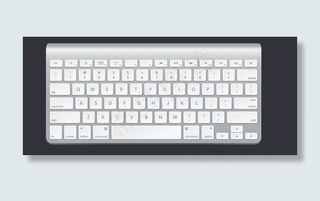 苹果键盘psd分层素材