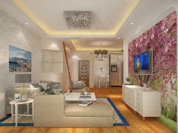 复式家装室内效果图