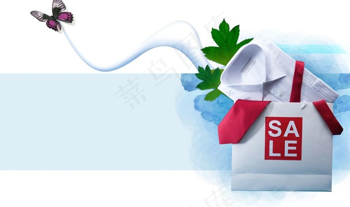 男装t恤购物海报图片