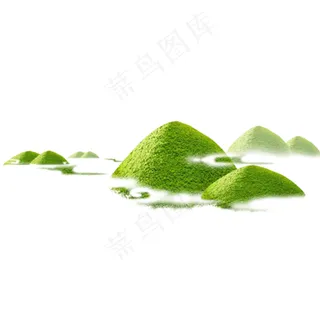 淘宝茶叶花茶绿茶茶山背景图