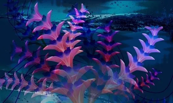 剔透花韵 平面模板 分层素材 PS...(5175X3375(DPI:300))psd模版下载