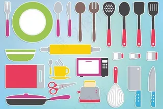 西餐餐具刀叉勺子图片