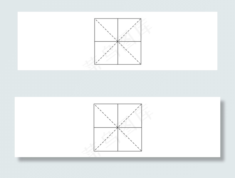 田字格米字方框矩形