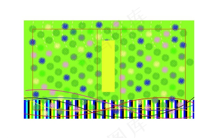 卡通失量背景图图片ai矢量模版下载
