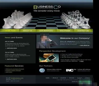 黑色科技感模板