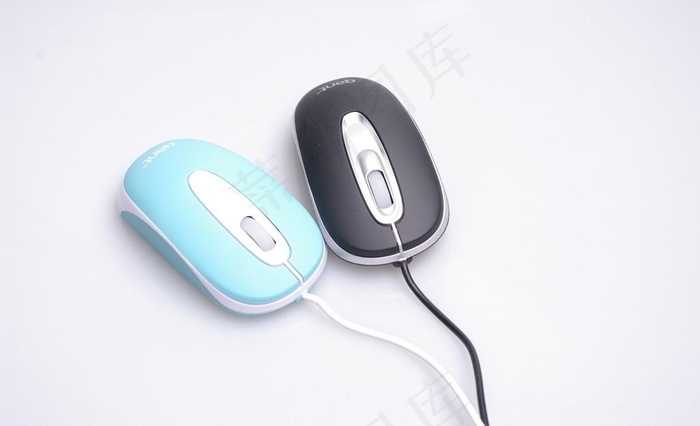 蓝色黑色搭鼠标图片