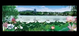 美丽西湖风光图片