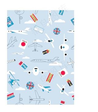 矢量花纹底纹背景矢量素材