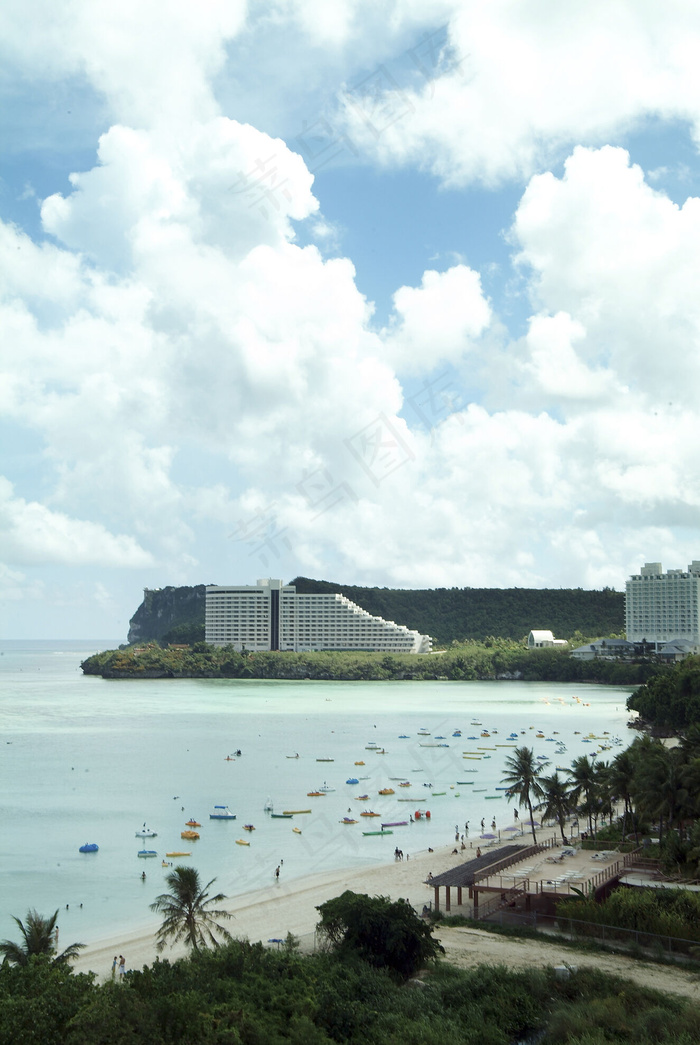 海边浴场图片