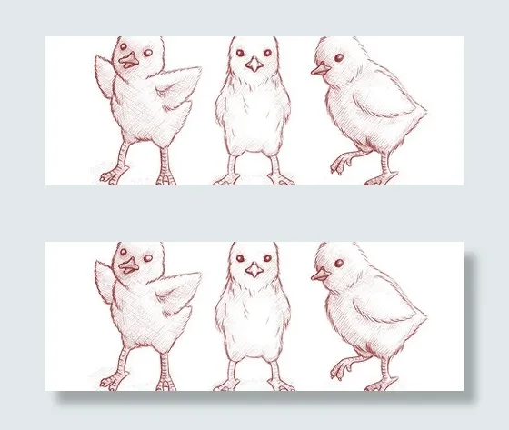 素描效果ps笔刷素材psd模版下载