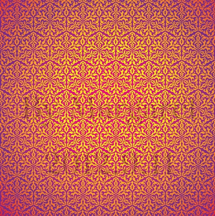 华丽民族风情花纹eps,ai矢量模版下载