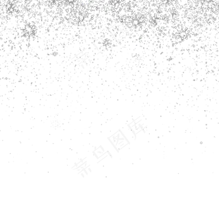 创意冬天大雪边框素材,免抠元素