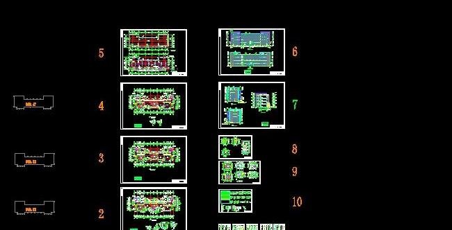 四层实验小学教学楼建筑施工图