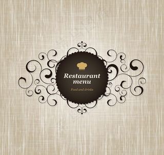 西餐厅菜单封面设计图片