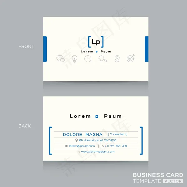 名片卡片eps,ai矢量模版下载