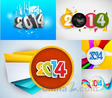 2014年创意字体背景矢量素材 2014年创意字体背景矢量素材