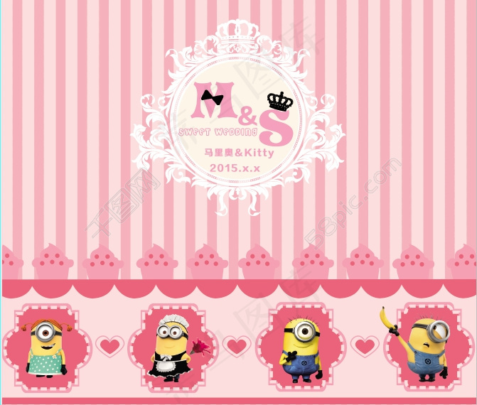 马里奥＆Hello kittypsd模版下载