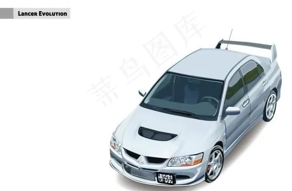 傻笑矢量兰瑟进化的车ai矢量模版下载