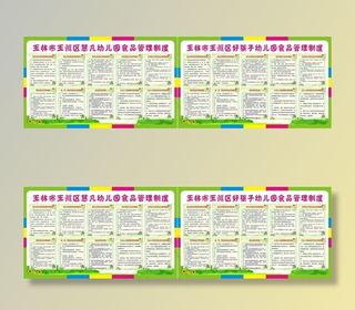 幼儿园食堂制度表