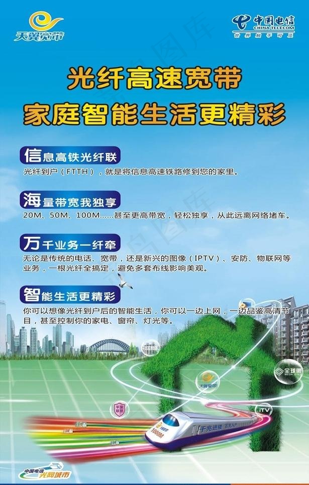 电信高速宽带图片