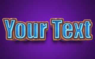 超酷的3D立体字字体样式