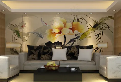 室内装修设计 沙发背景墙