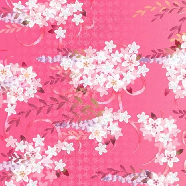 粉色樱花底纹
