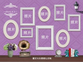 婚礼签到区喷绘