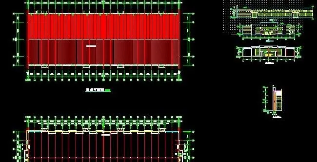 高层生产车间厂房建筑设计图