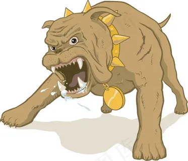 几个漫画形象动物矢量素材