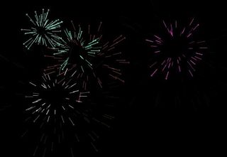 元宵节烟花透明flash素材