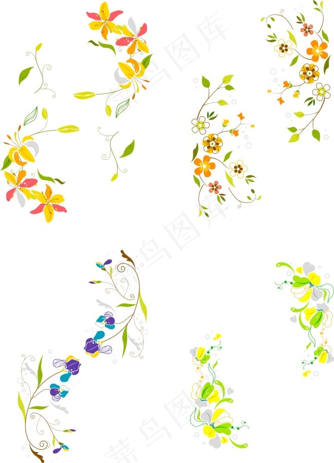 花纹背景素材cdr矢量模版下载