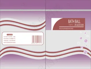 沐浴丝洁球塑料袋包装设计
