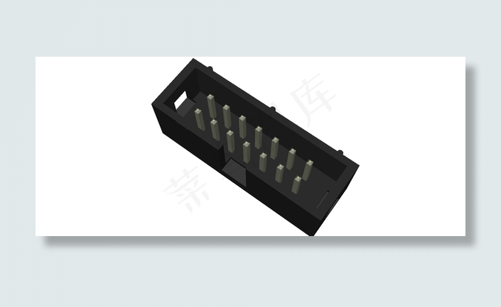 14（2x7）引脚IDC头罩