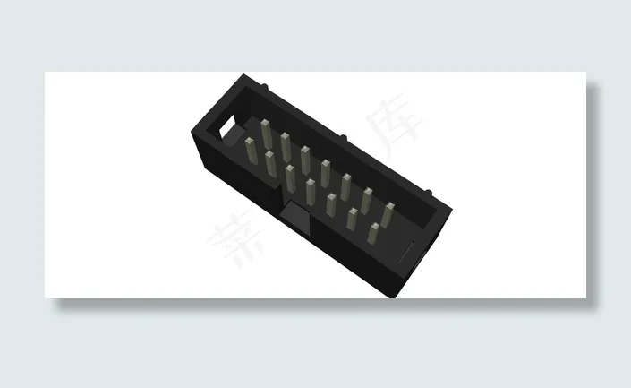 14（2x7）引脚IDC头罩