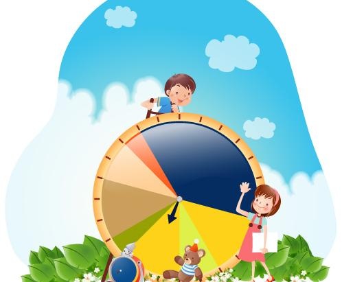 矢量快乐暑假图片ai矢量模版下载