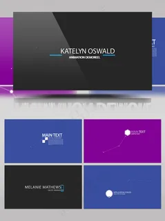 文字包装字幕动态展示AE模板