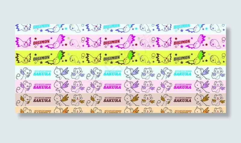 数码宝贝织带图片