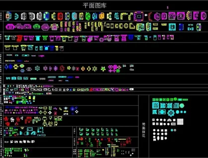 CAD常用平面图库素材 CAD常用平面图库素材