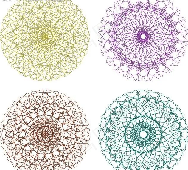 欧式防伪花纹矢量素材图片eps,ai矢量模版下载