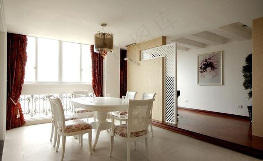 欧式样板房餐厅图片