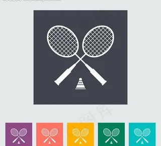 羽毛球设计图片