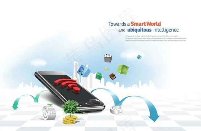 手机功能展示广告PSD素材psd模版下载